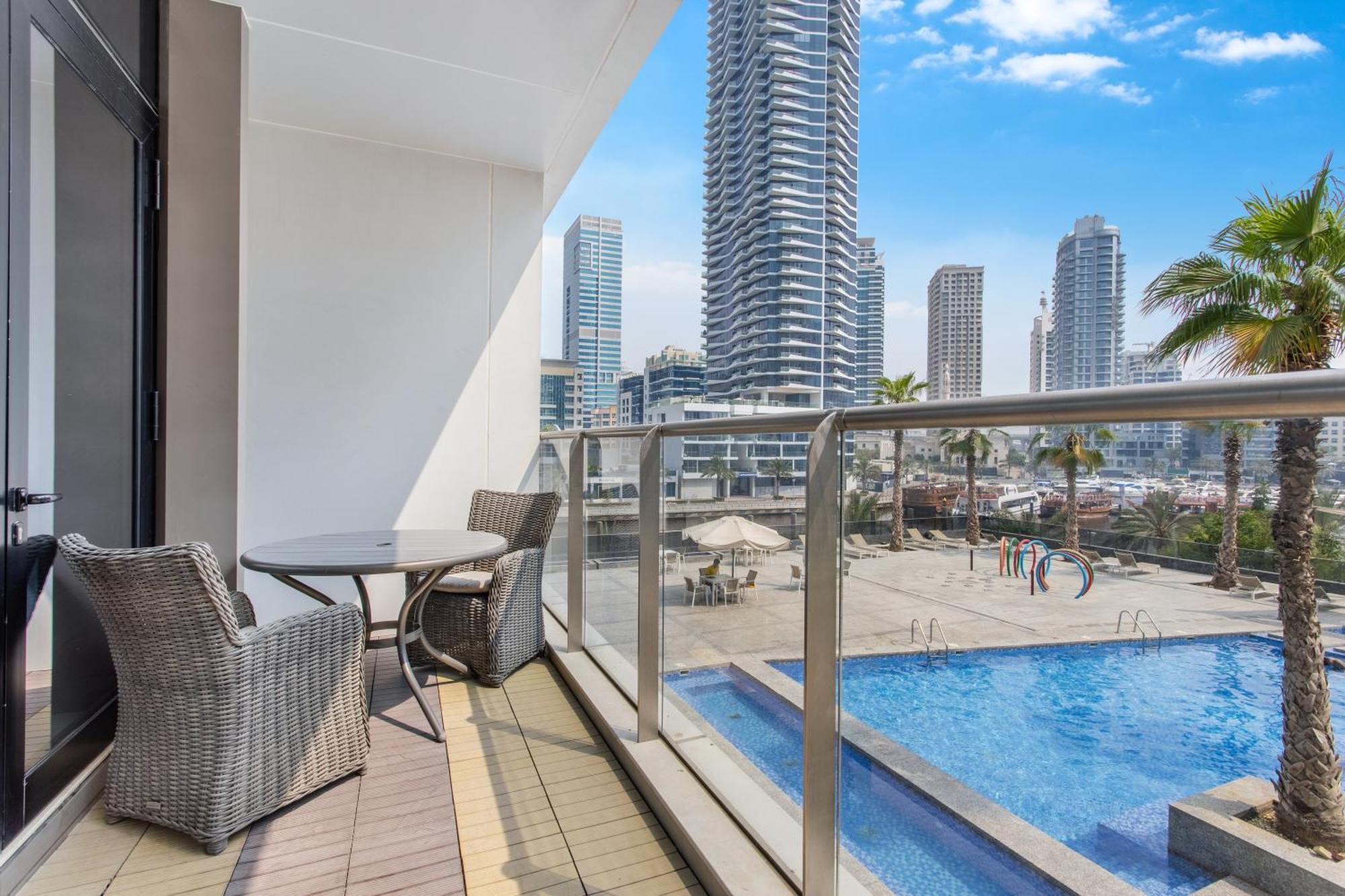 Ferienwohnung Icon Casa Living - Sparkle Tower 1 Dubai Exterior foto