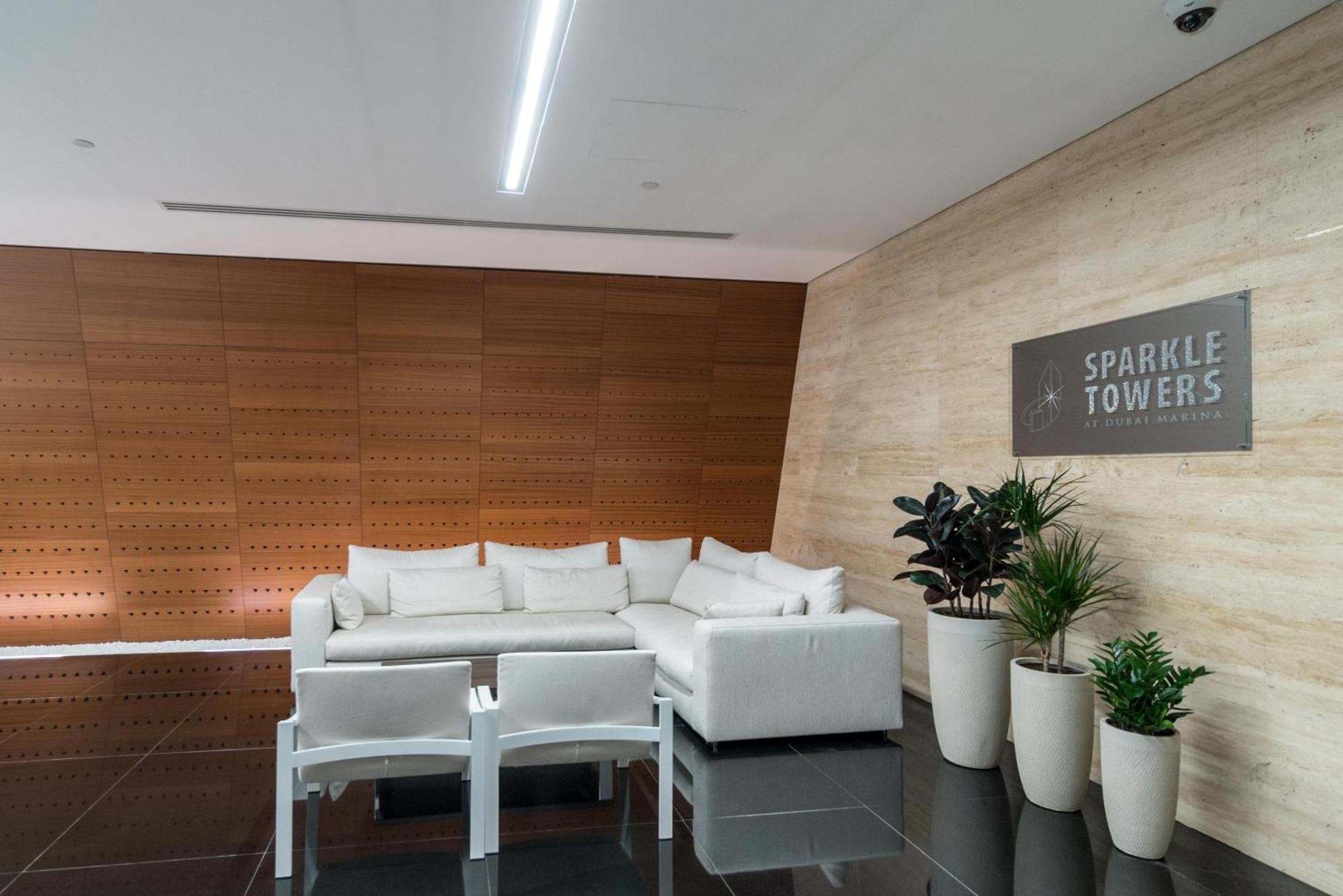 Ferienwohnung Icon Casa Living - Sparkle Tower 1 Dubai Exterior foto
